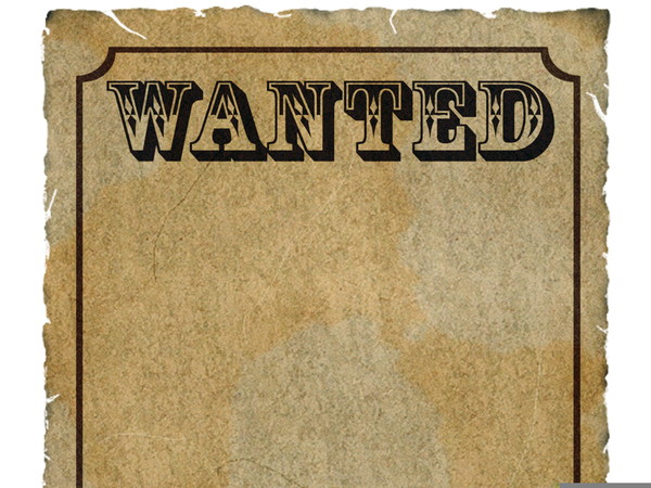 Wanted Poster Clipart.