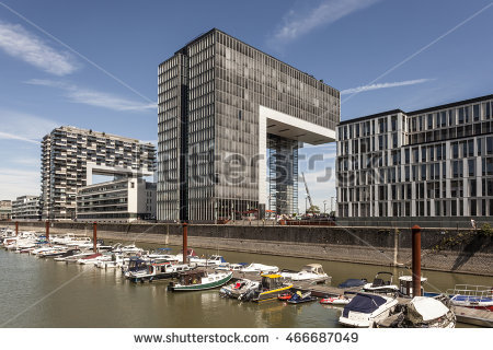 Cologne Buildings Modern Stock.
