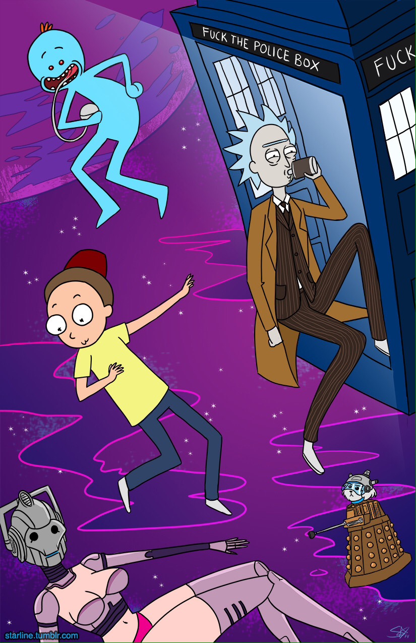 The Rick and Morty Crossover Mashup Supreme, backgrounds and.