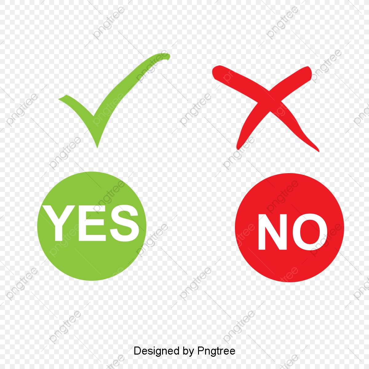 Right Or Wrong Red Cross Green Tick Vector, Right Or Wrong.