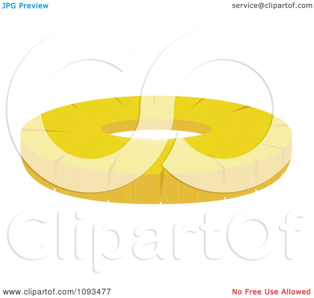Clipart Pineapple Ring.