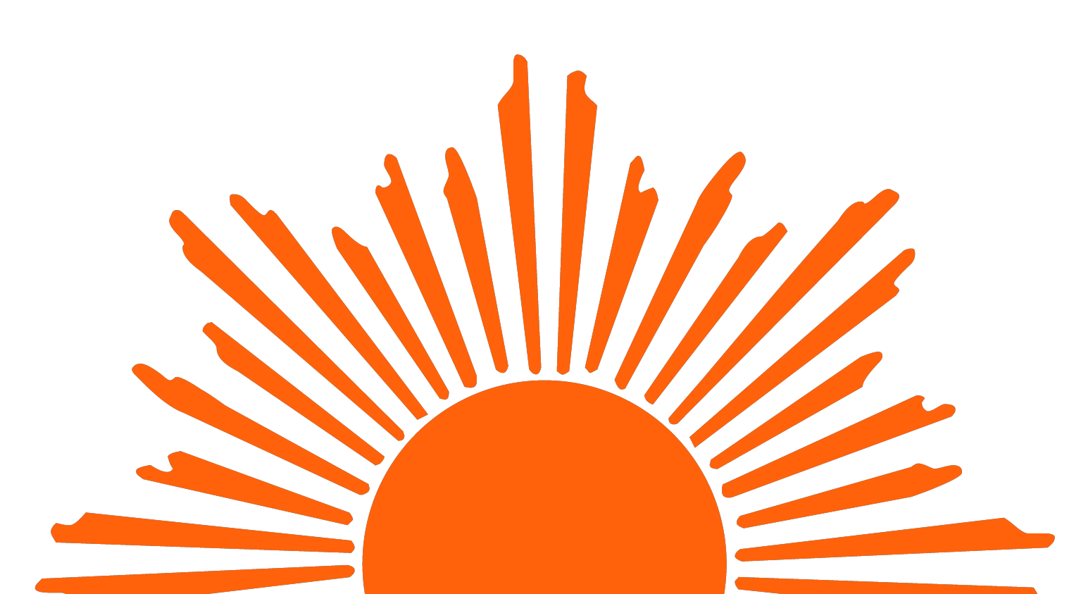 Rising Sun Clipart.