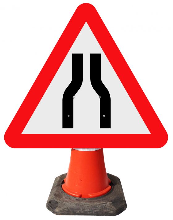 Cone Mounted Signs.