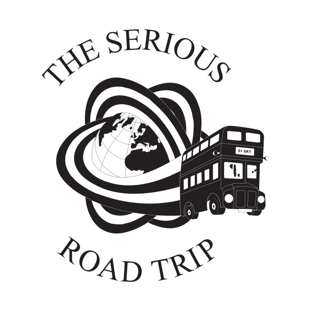 The Serious Road Trip Rainbow London Bus Logo by phoxydesign.