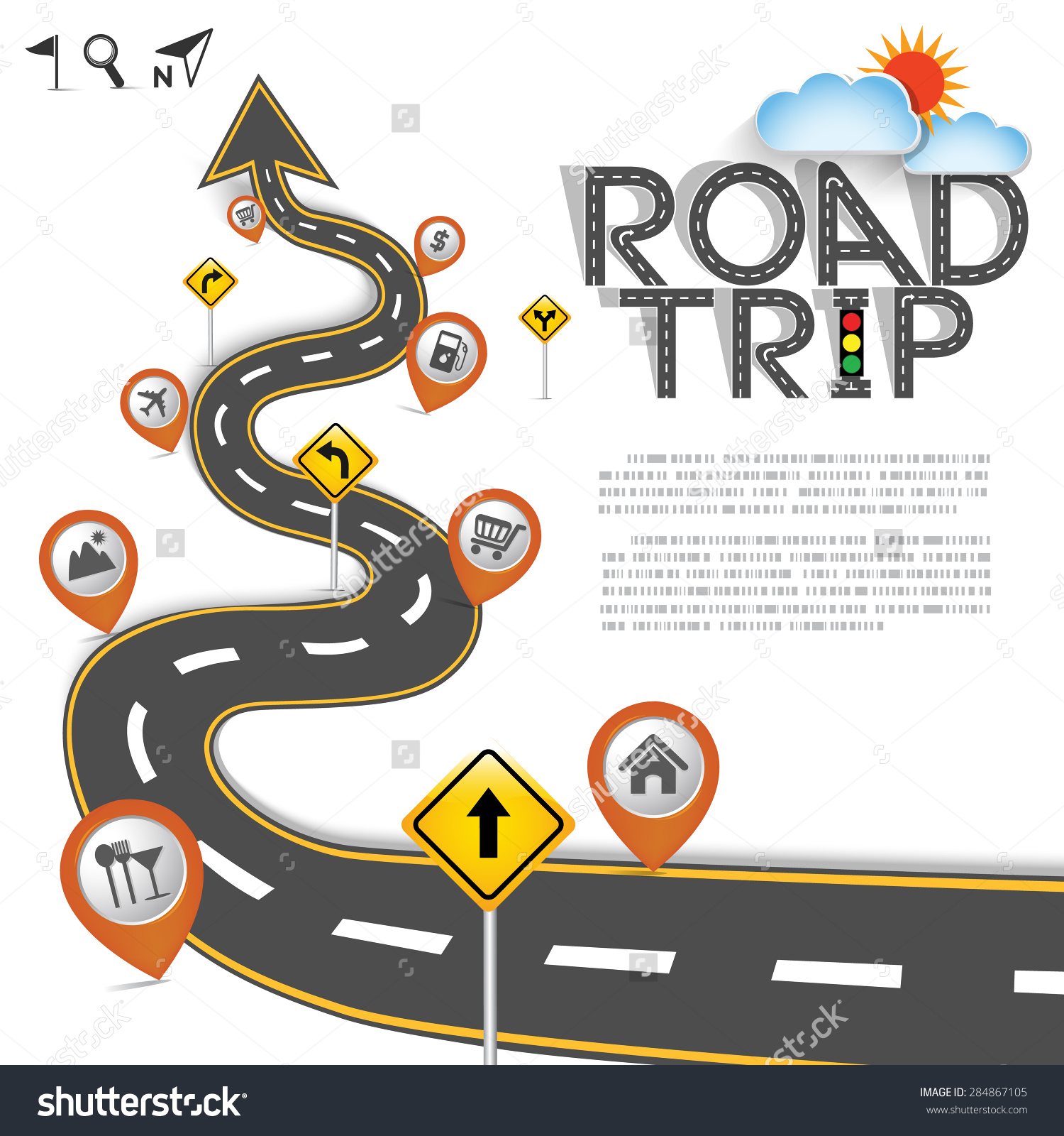 road trip map clipart - Clipground