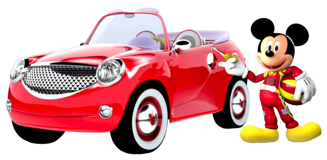 Mickey & the Roadster Racers Clipart.