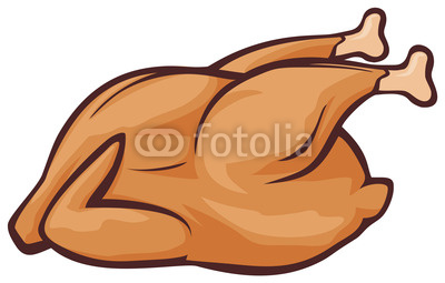 Roasted Chicken Clipart.