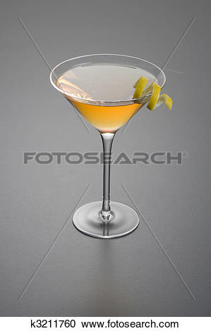 Stock Photography of Dry Rob Roy or Manhattan cocktail k3211760.