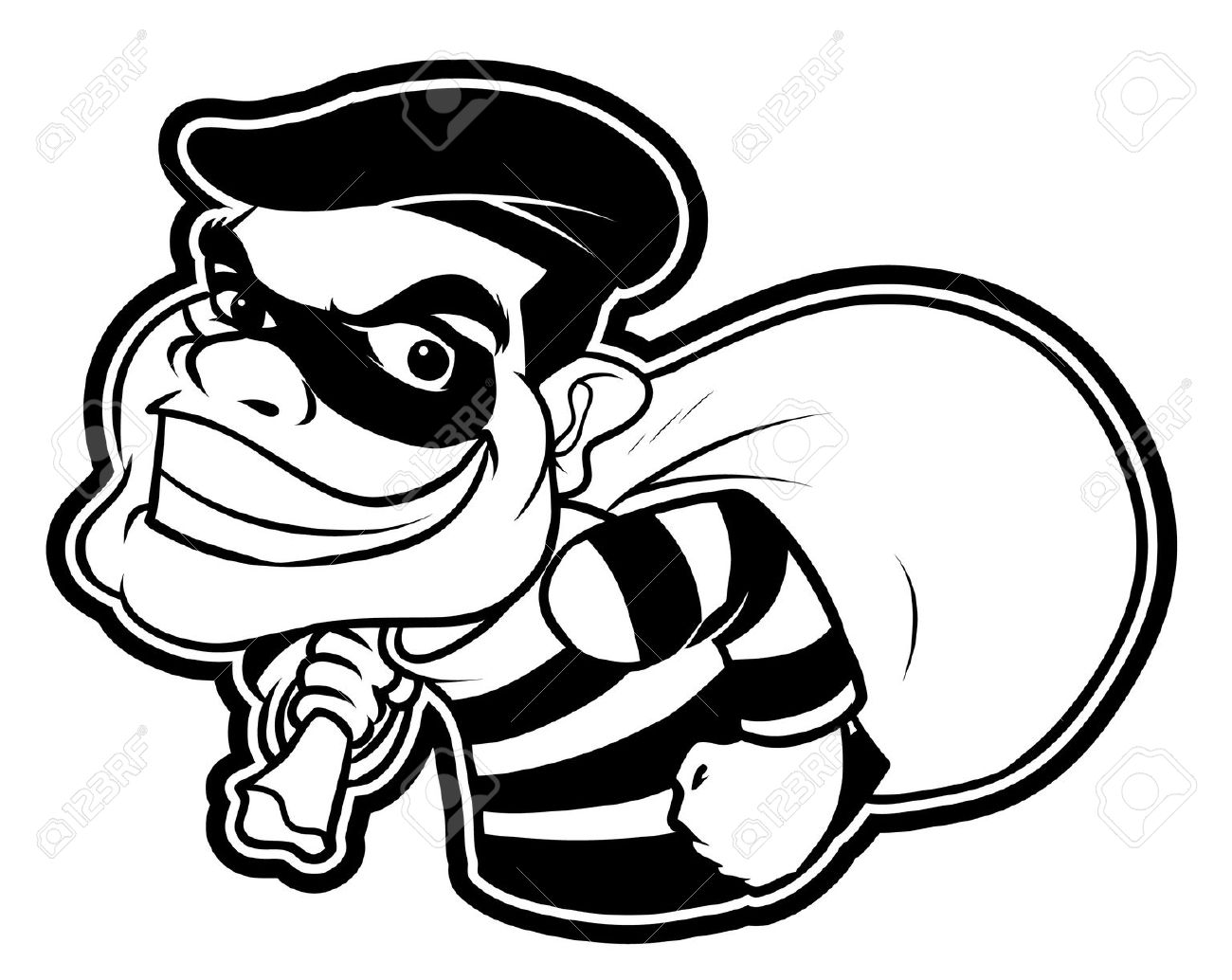 Picture Of A Robber.