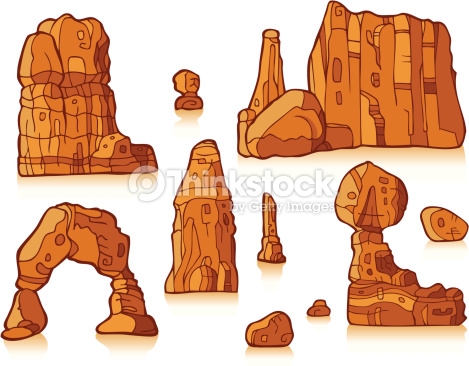 Rock Formation Clipart.