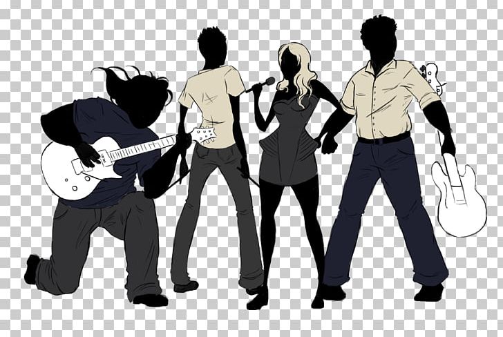 Rock Band Musical Ensemble Silhouette Jazz Band PNG, Clipart.