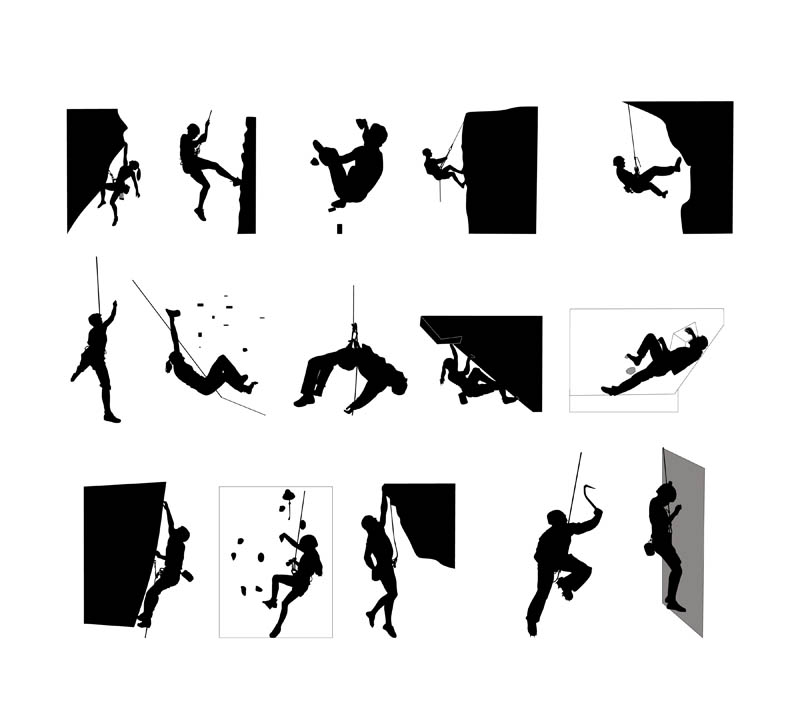 Climber Silhouette Vector at GetDrawings.com.