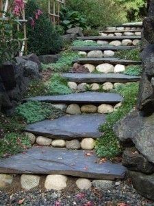 15 Awesome DIY Garden Steps and Stairs.