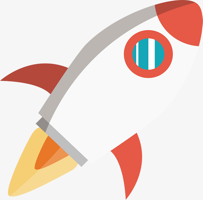 White Rocket, Vector Png, Rocket, Space #70737.