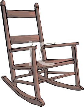 Rocking Chair Clipart Black And White.