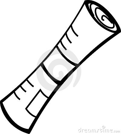 Rolled Newspaper Clipart.