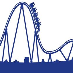 Roller Coaster Clipart Black And White.