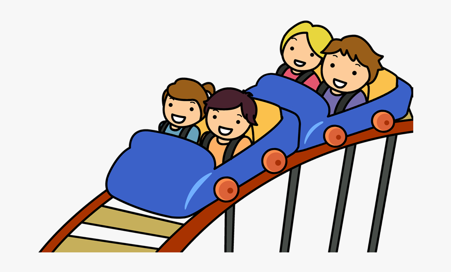 Roller Coaster Free To Use Clipart.