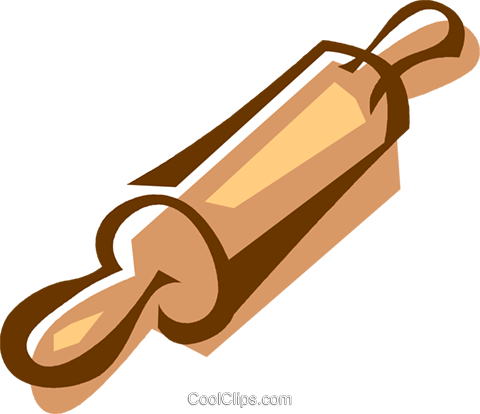 Rolling pin clipart free.