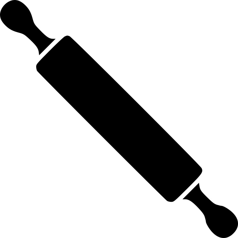 Rolling pin clipart black and white 2 » Clipart Station.