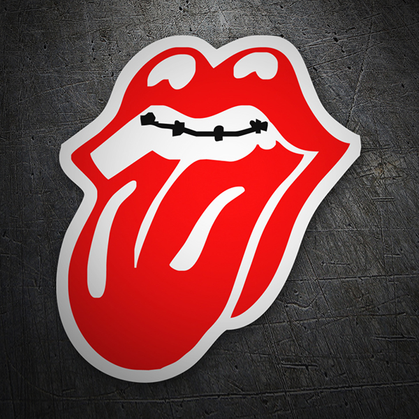 Rolling Stones Mouth sticker.