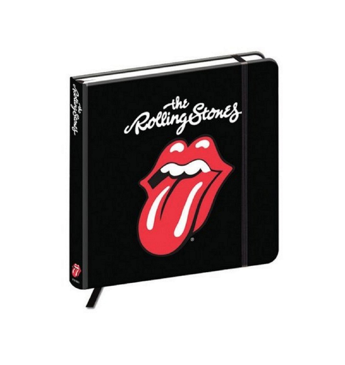 The Rolling Stones Classic Tongue logo quality Notebook.