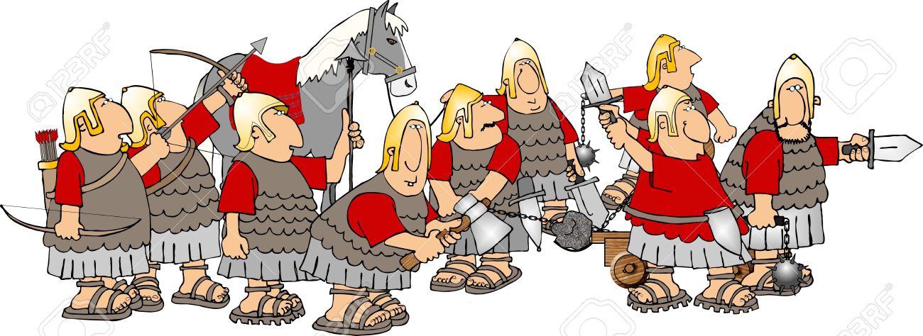 Roman Army Clipart.