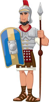 Roman Soldier Clipart.