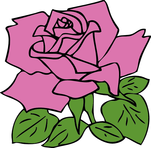 Free to Use & Public Domain Rose Clip Art.