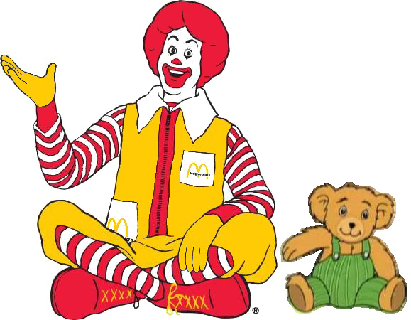 Ronald McDonald PNG Image Background.