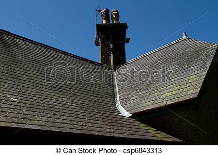 Stock Photos of Roof valley..