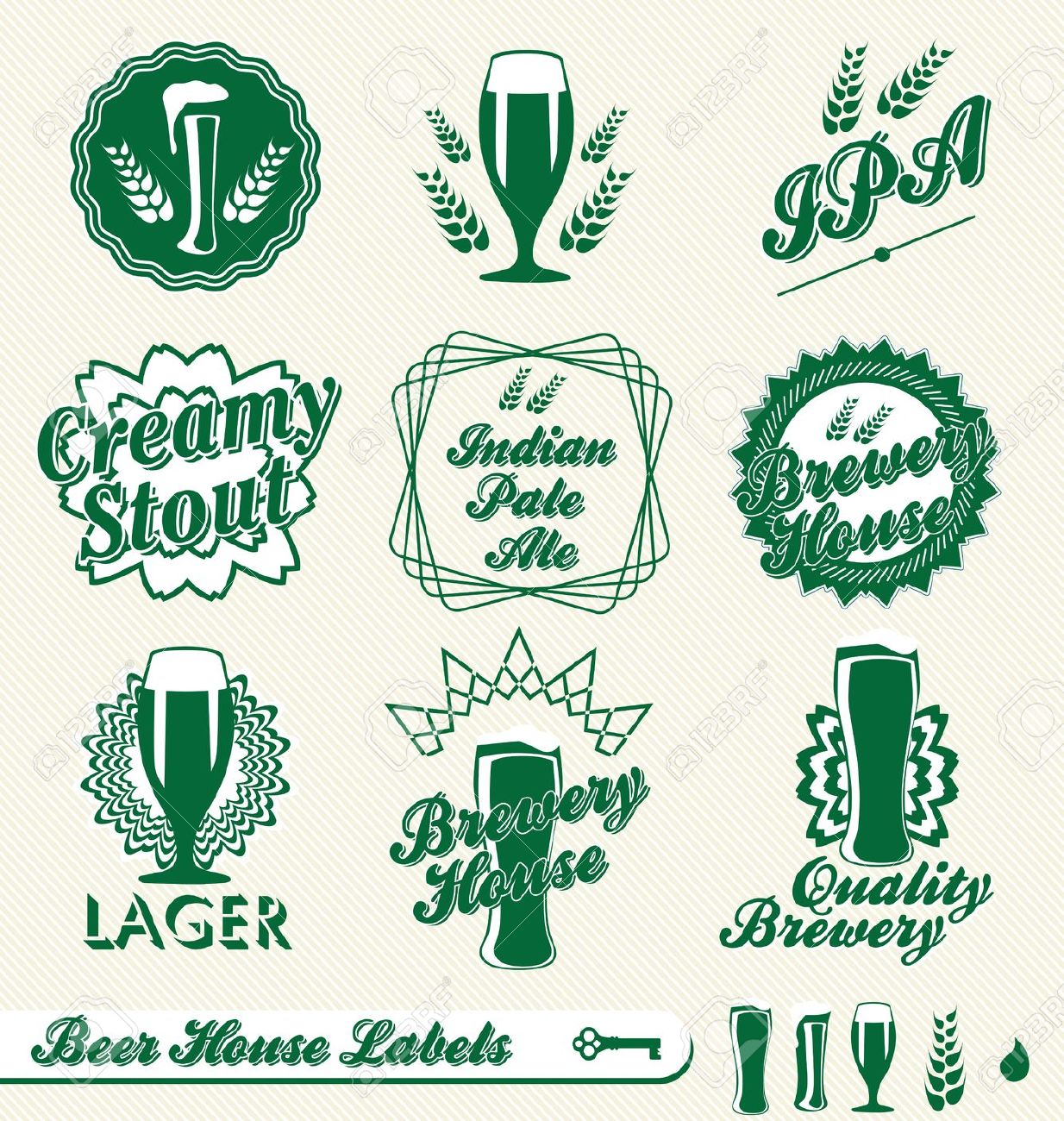 3,695 Hops Beer Stock Vector Illustration And Royalty Free Hops.