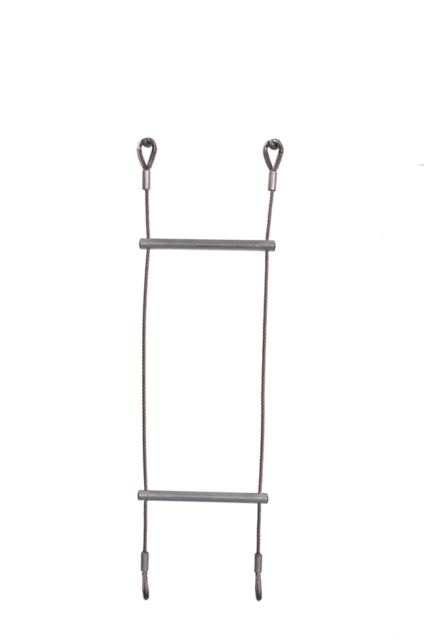 Lyon Compact Lightweight Galvanised Wire Rope Ladder.