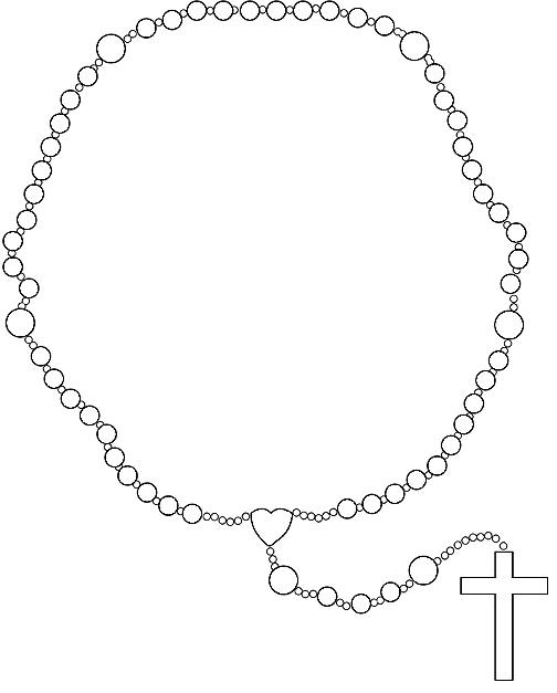 Catholic Rosary Clipart.