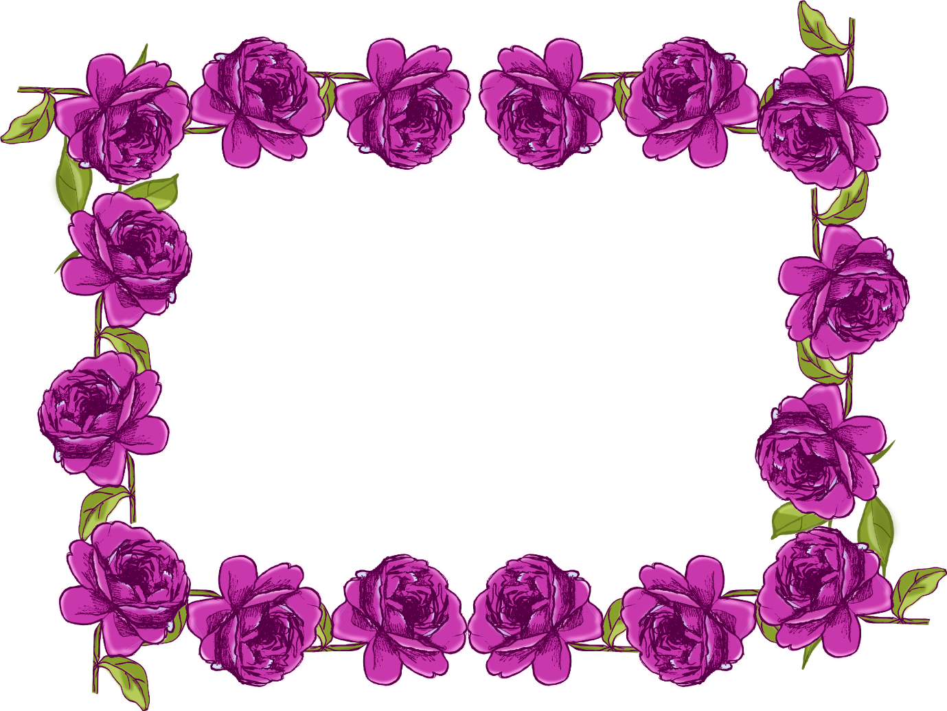 Purple Borders and Frames.