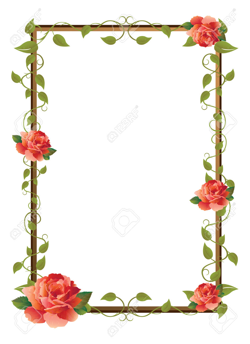 Download rose flower borders 20 free Cliparts | Download images on ...