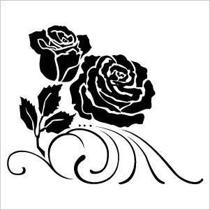 Rose flower clipart.