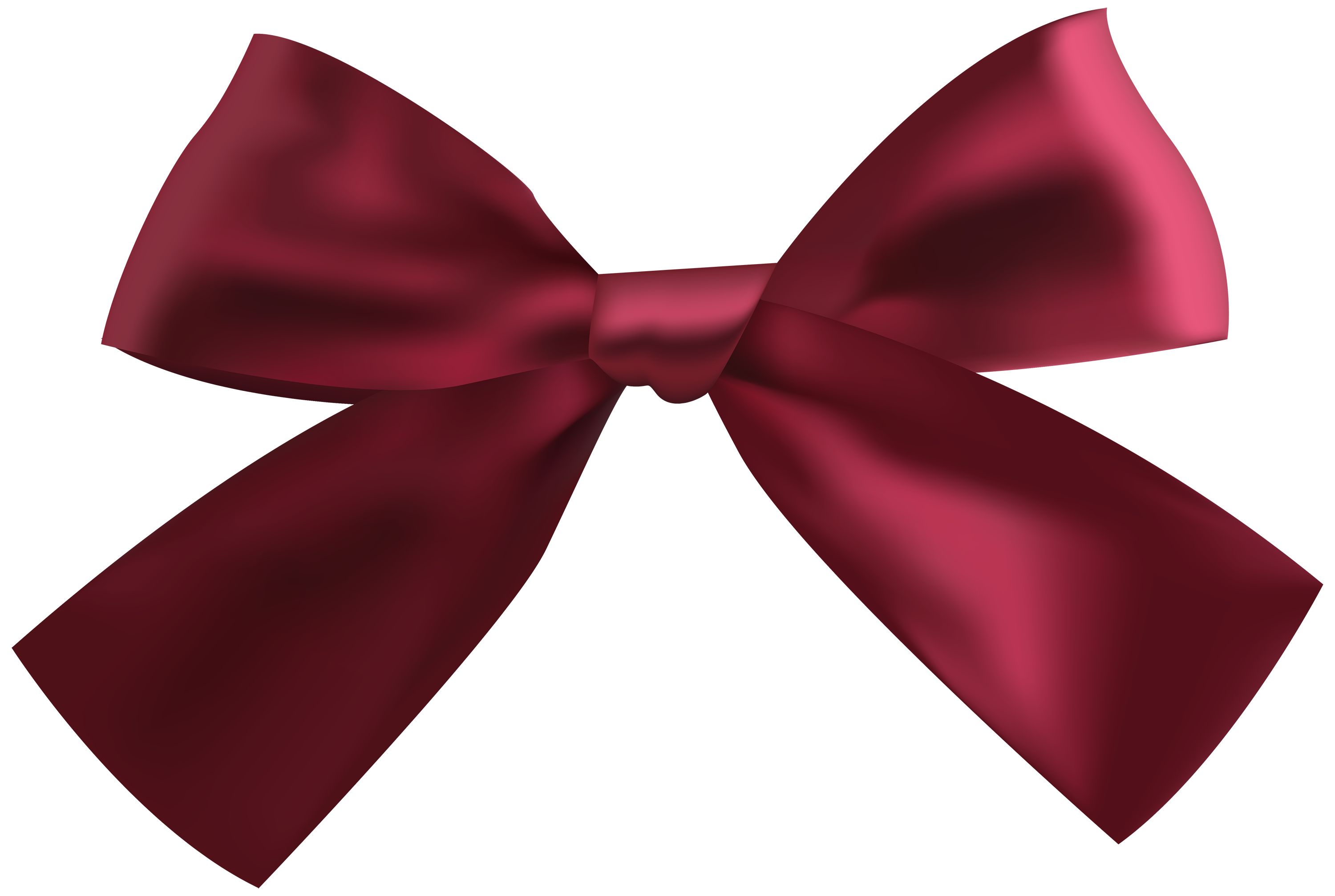 Dark Red Ribbon PNG Clipart.
