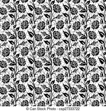 roses pattern.