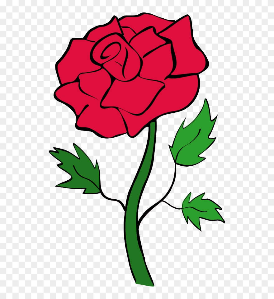 Red Rose Clip Art.