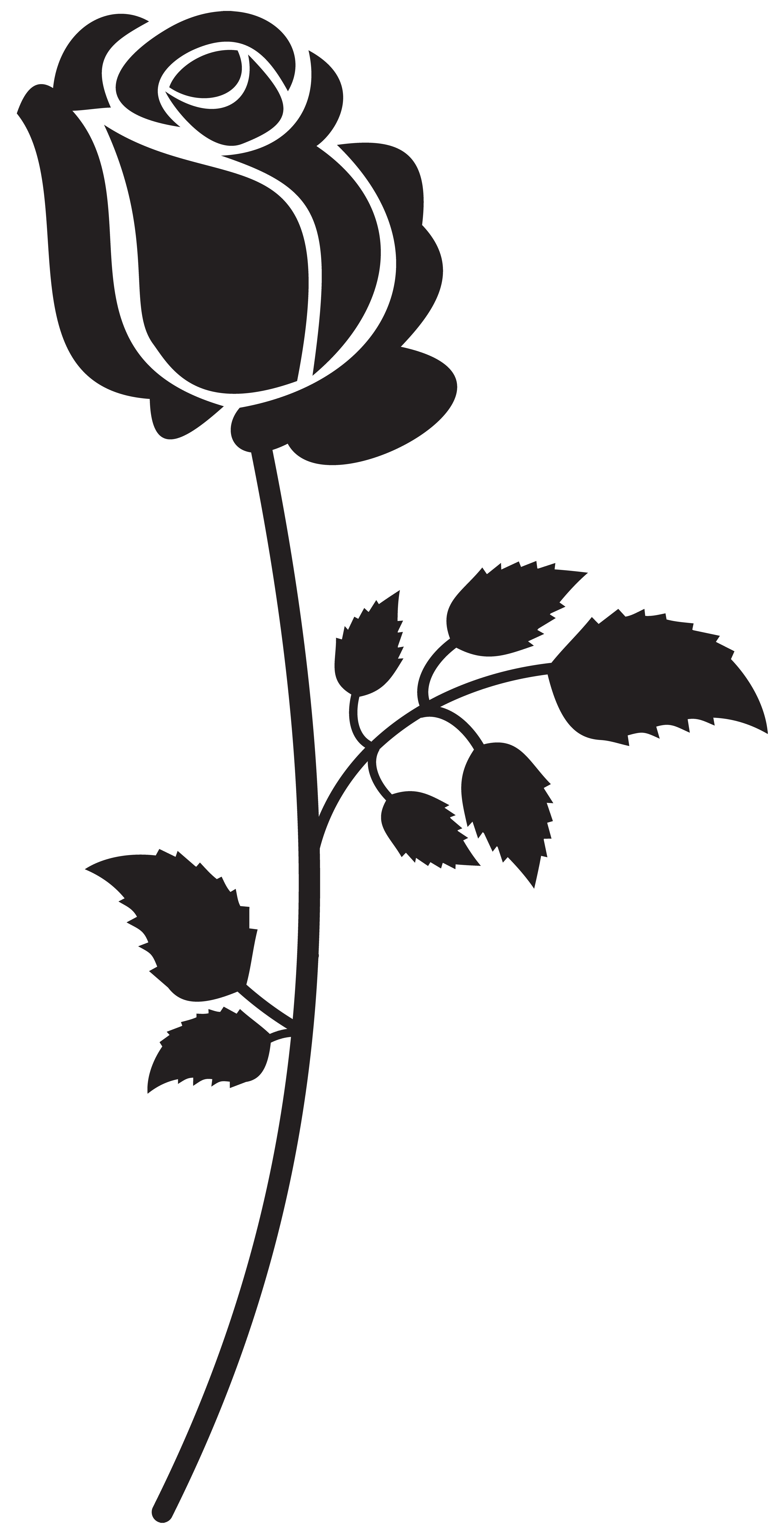 Download Rose silhouette clipart 20 free Cliparts | Download images ...