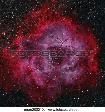 Stock Images of The Rosette Nebula mcm200010s.