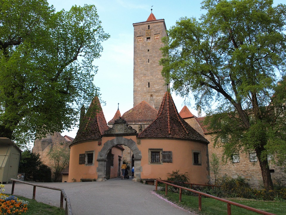 Free photo City Gate Castle Gate Rothenburg Of The Deaf.