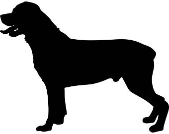 Collection of Rottweiler clipart.