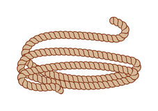 Strong, Hemp Rope, Cord Or Line, With Rough Fiber, Made Of Jute.