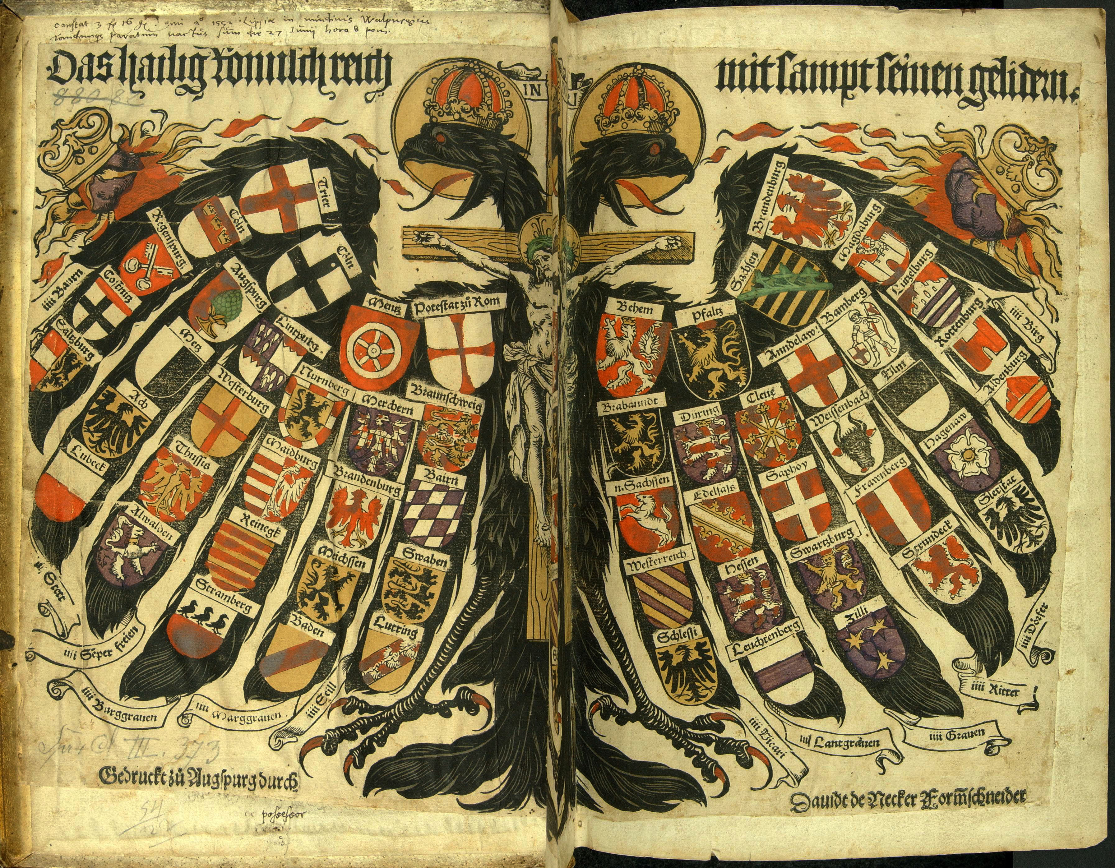 Coats of arms of the Holy Roman Empire.