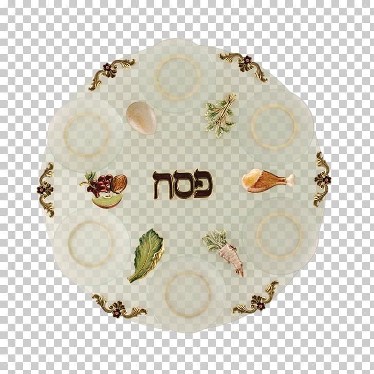 Passover Seder plate Matzo, Plate PNG clipart.