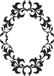 Free Free 294 Silhouette Cameo Silhouette Flower Border Svg SVG PNG EPS DXF File