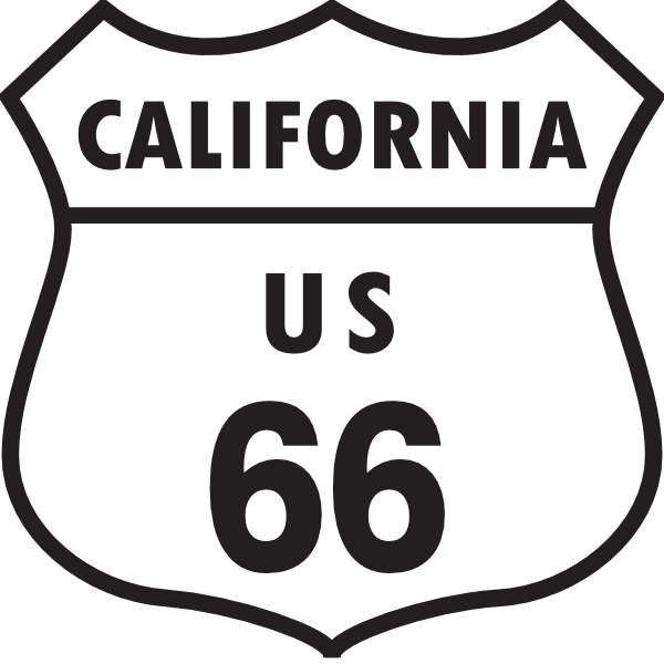 California Route 66 Clip Art at Clker.com.