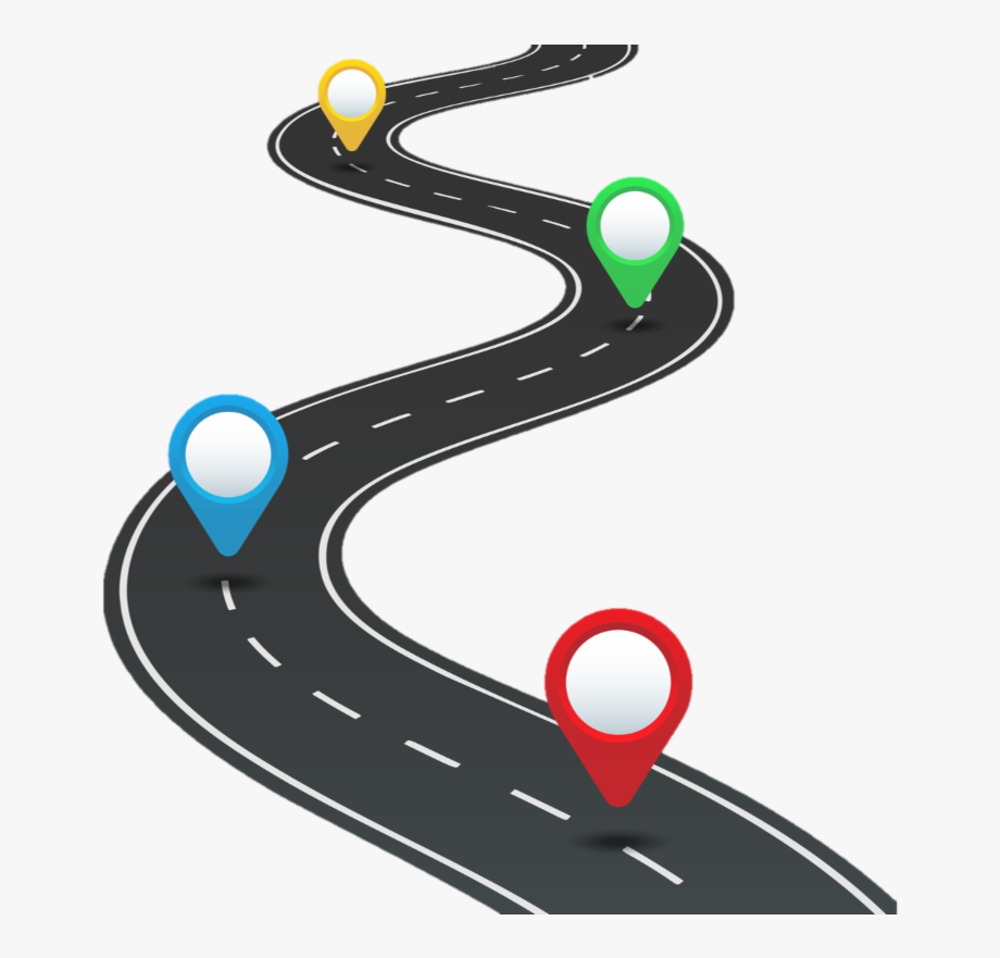 Road Trip Map Clip Art